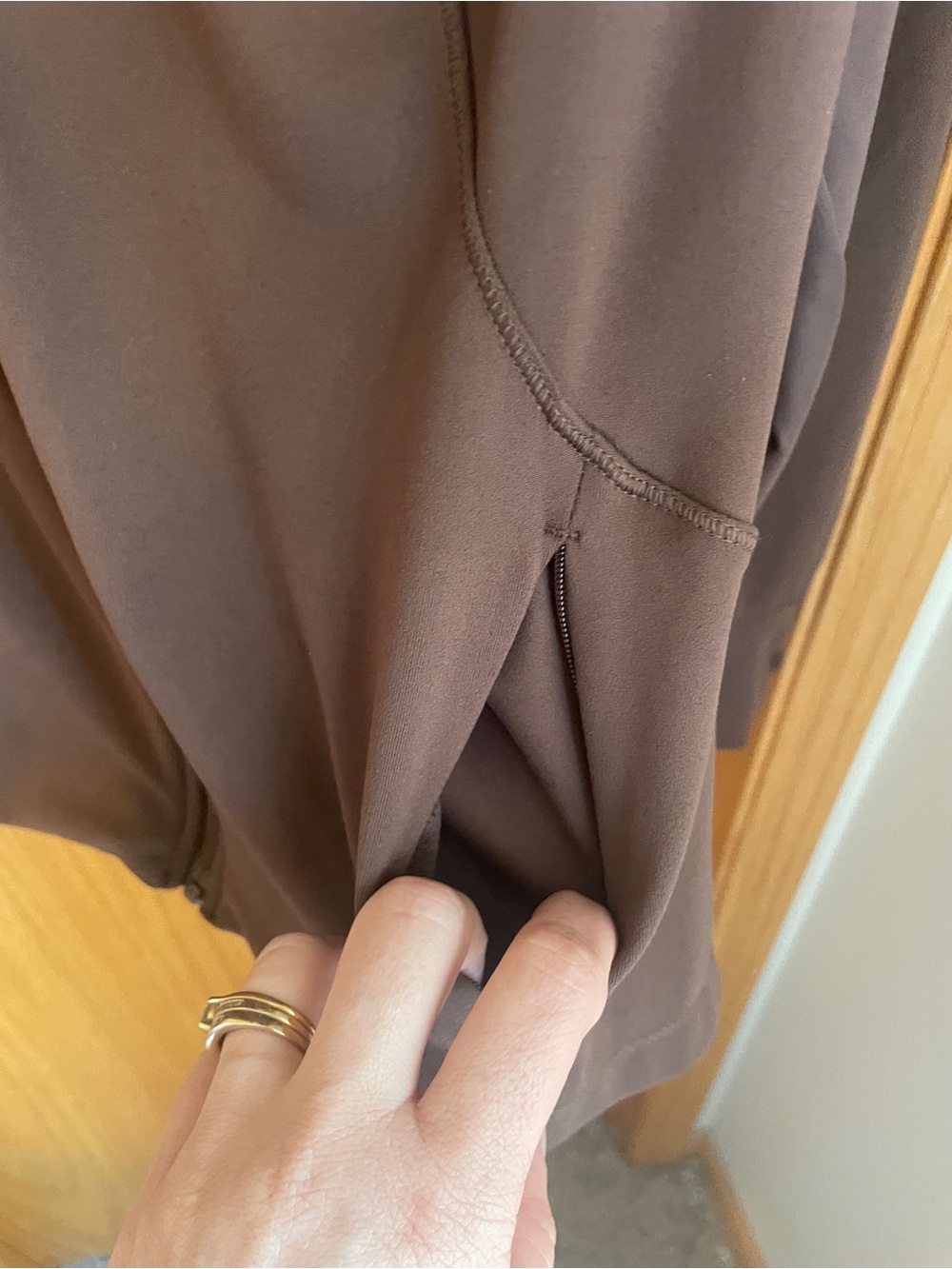 All in Motion Women's Full Zip Jacket -  Chocolate Brown XXL - Picture 3 of 6